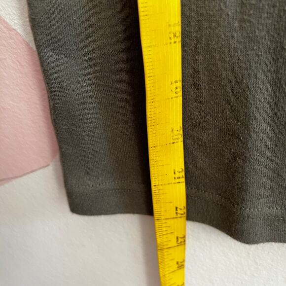 Vintage Olive Green Mesh Overlay Tank Top Y2K 2000s Indie Sleaze Grunge Large - Picture 6 of 7